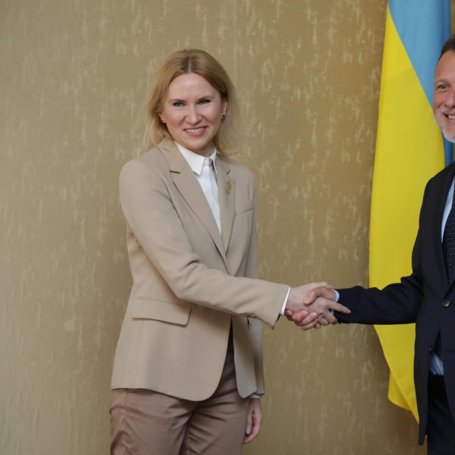 Olena Kondratiuk i Gordan Jandroković