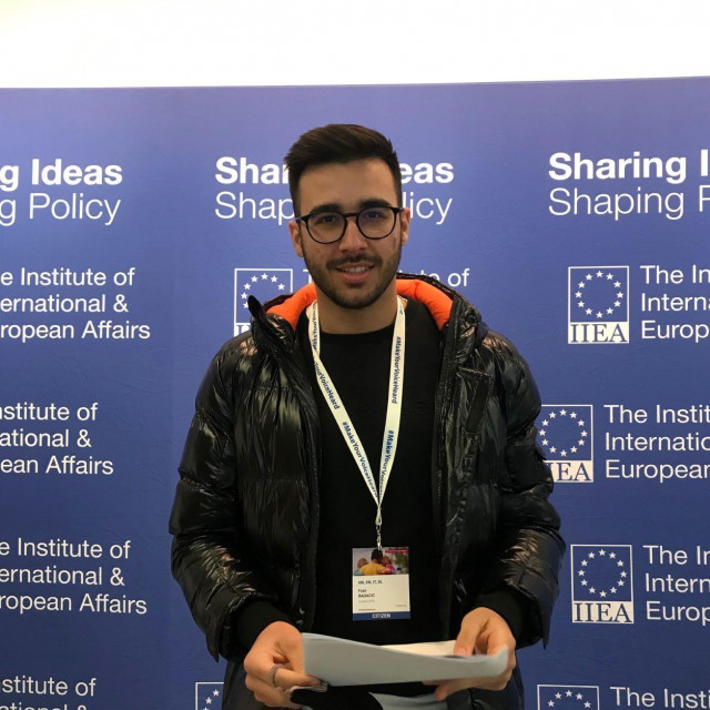 Fran Radačić u Dublinu kad su građani na panelu finalizirali preporuke