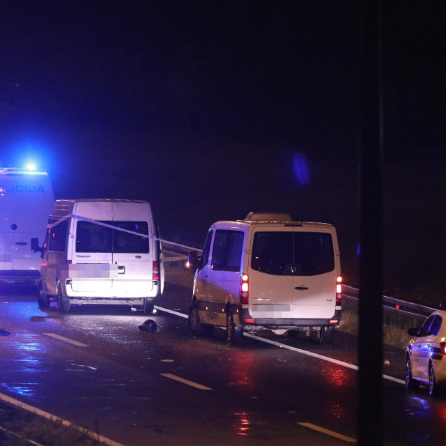 Mjesto sukoba policije i navijača kod odmorišta Desinec