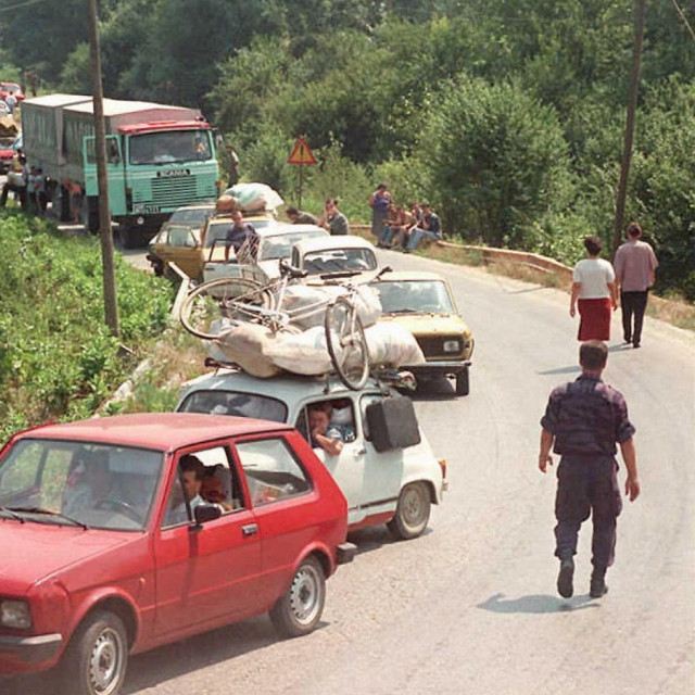 Izbjeglička kolona 1995. godine