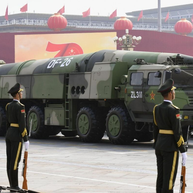 Dongfeng 41, interkontinentalna balistička raketa izložena tijekom vojne parade u Pekingu