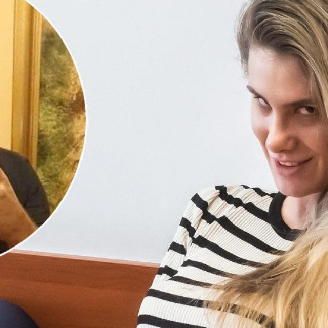 Lana Babić, Tomislav Đakić (u krugu)