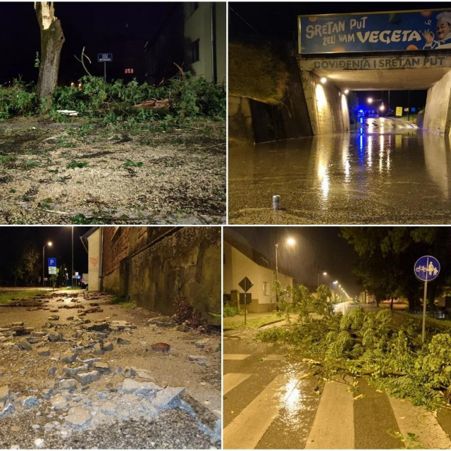 Nevrijeme u Koprivnici