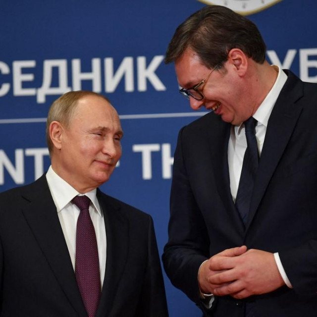 Aleksandar Vučić i Vladimir Putin