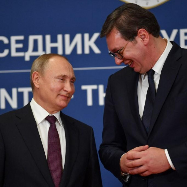 Aleksandar Vučić i Vladimir Putin
