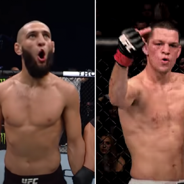 Khamzat Chimaev, Nate Diaz