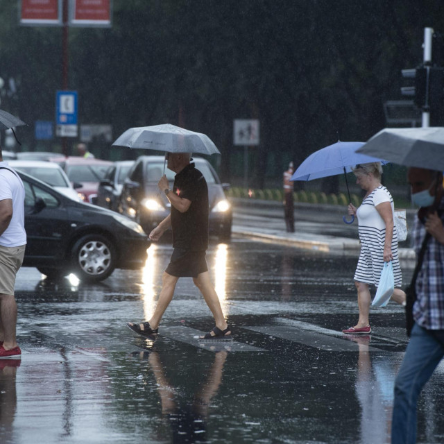 Nevrijeme u Dalmaciji/Ilustracija