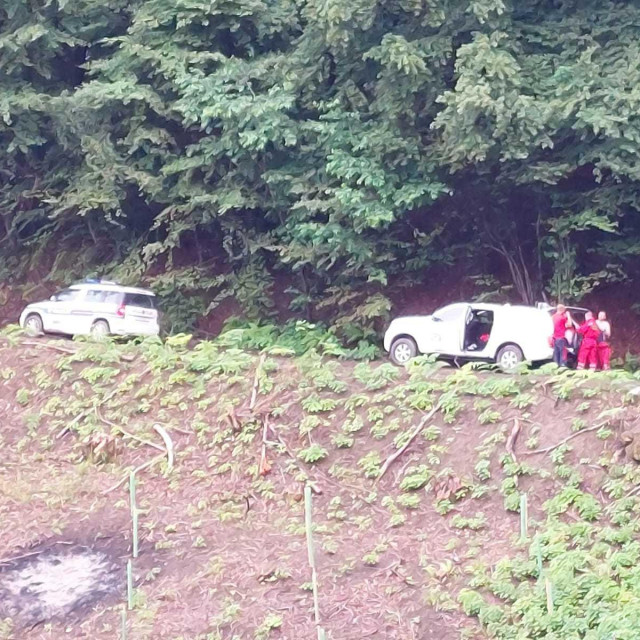 Lokacija koja se nalazi oko 600 metara od pada aviona