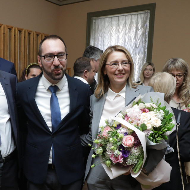 Tomislav Tomašević i Sanja Bezbradica Jelavić