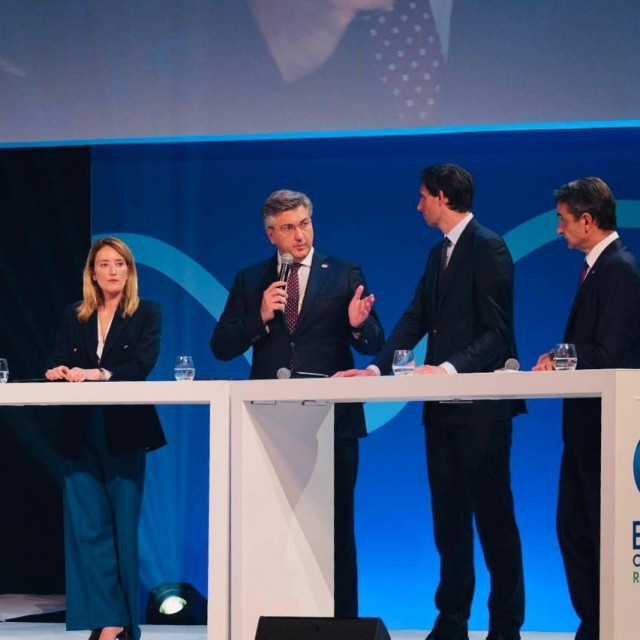 Andrej Plenković na kongresu Europske pučke stranke