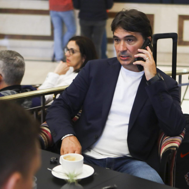 Zlatko Dalić u ponedjeljak u Zagrebu, dan prije nego je tužna vijest stigla iz Livna
