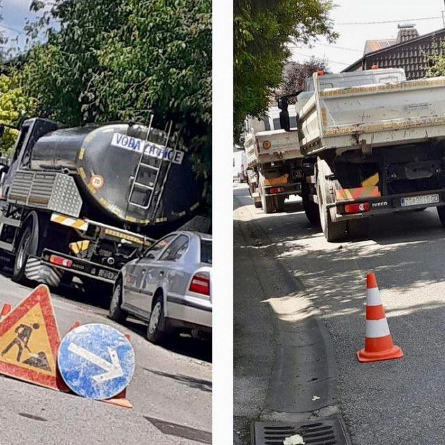 Puknuće cijevi na zagrebačkom Jarunu