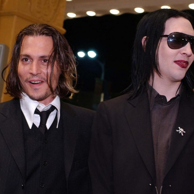 Johnny Depp i Marilyn Manson 2001. godine.