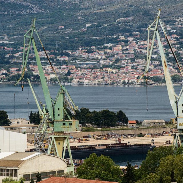 Pogled na brodogradilište Brodosplit