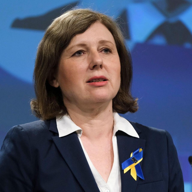 Povjerenica za vrijednosti i transparentnost Vera Jourová
