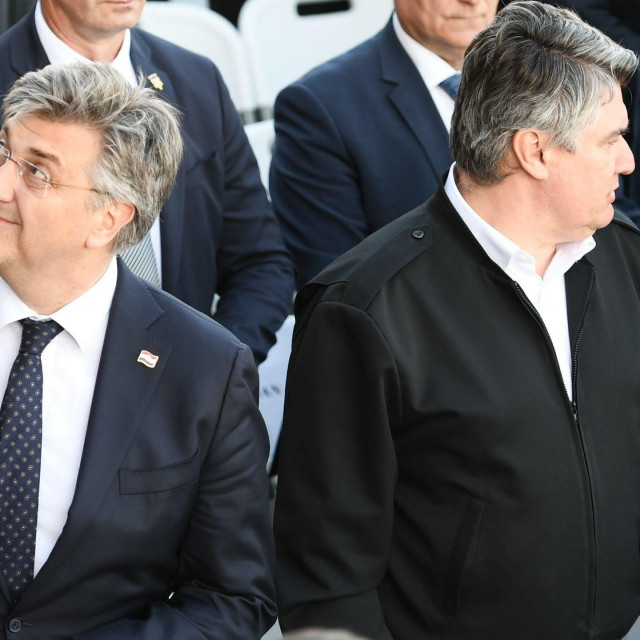 Andrej Plenković i Zoran Milanović