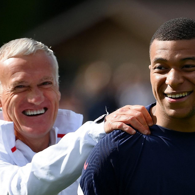 Didier Deschamps i Kylian Mbappe