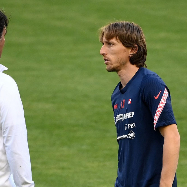 Zlatko Dalić i Luka Modrić
