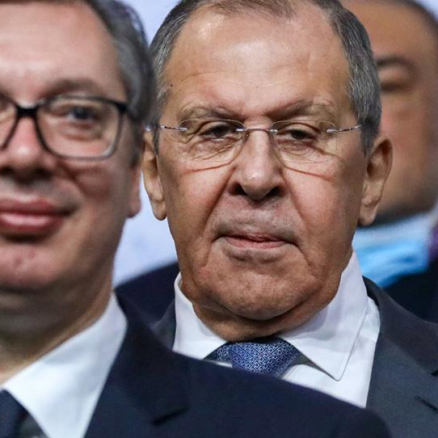 Aleksandar Vučić i Sergej Lavrov