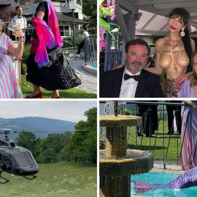 Snježana Schillinger dobro se provela na vjenčanju u Austriji