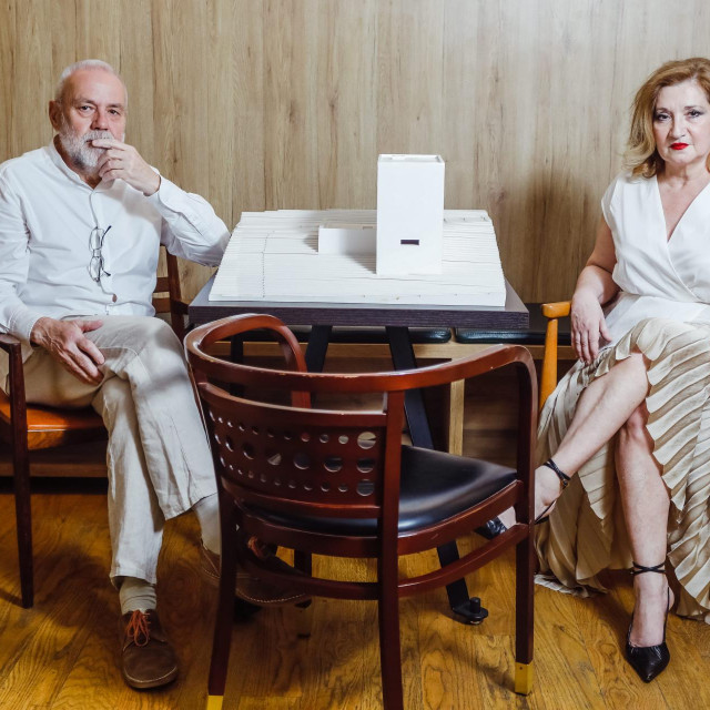 Andrija Rusan i naša novinarka Mirjana Duganžija