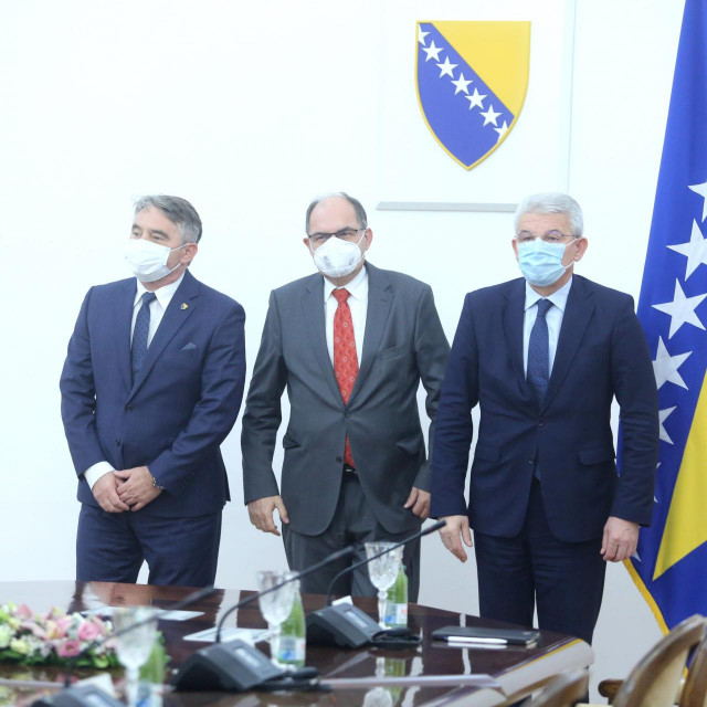 Željko Komšić, Christian Schmidt, Šefik Džaferović