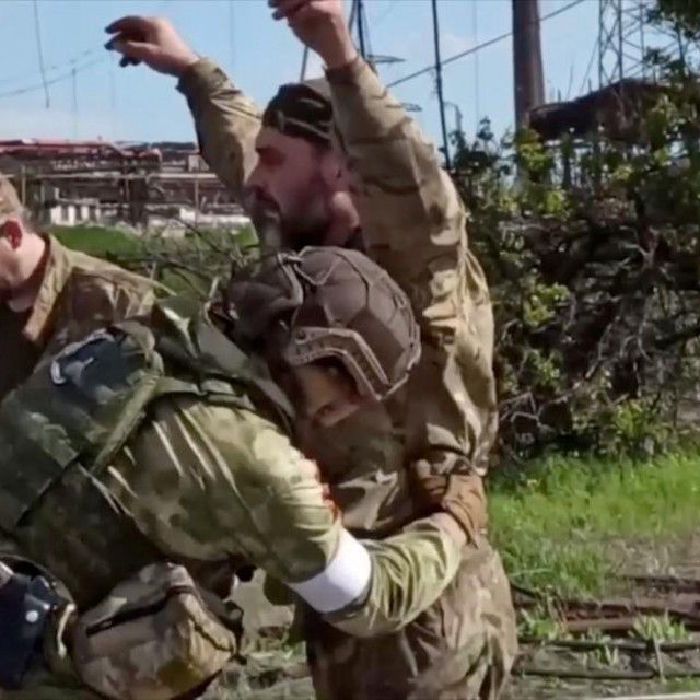 zarobljenici u Mariupolju, ilustracija