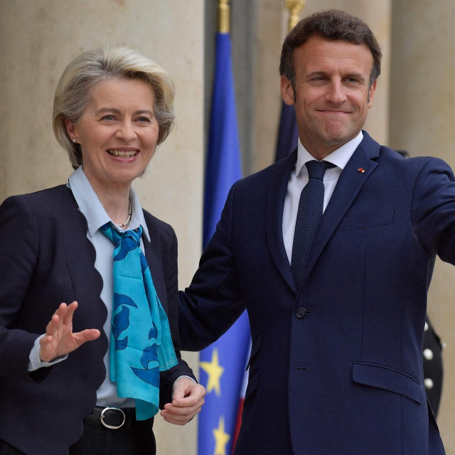 Emmanuel Macron i Ursula von der Leyen