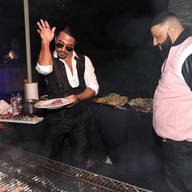Salt Bae ili Nusret Gökçe s glazbenim producentom DJ Khaledom