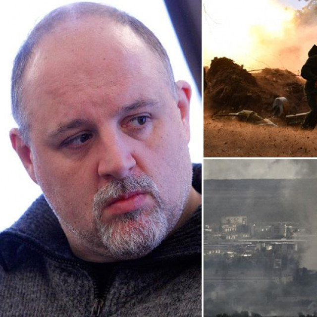 Igor Tabak; vojnici LNR-a pucaju iz haubice; prizor granatiranja Sjeverodonjecka