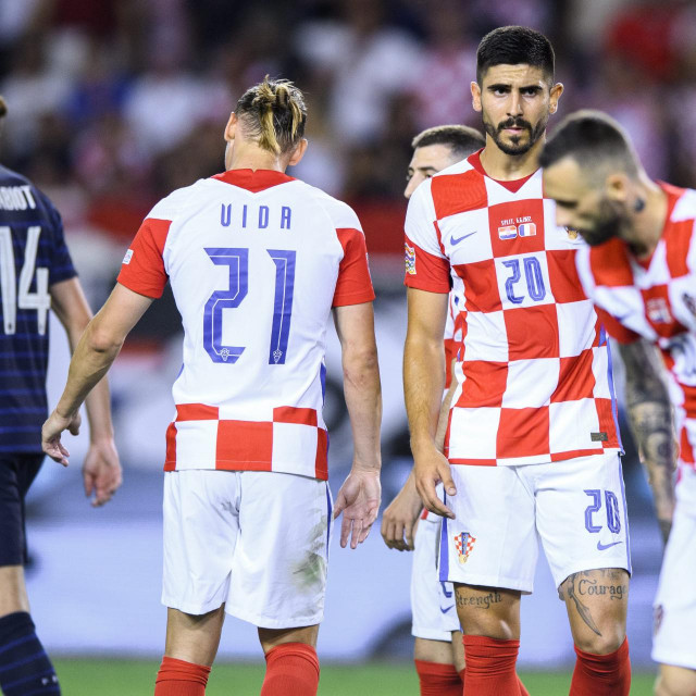 Martin Erlić (broj 20) je odigrao dobru utakmicu protiv Francuske