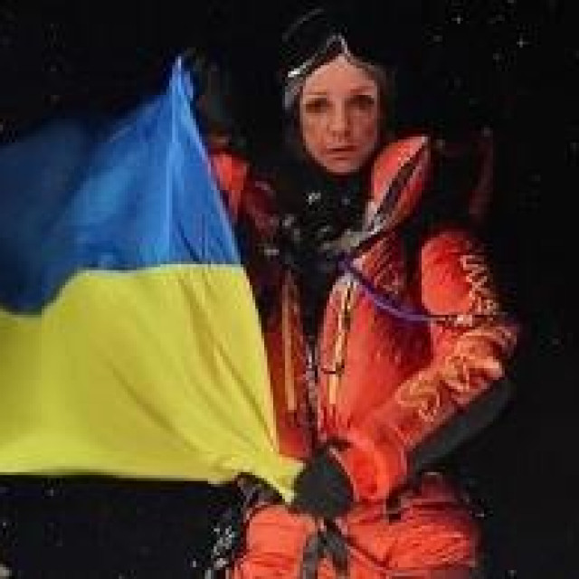 Katja Lipka na Mount Everestu