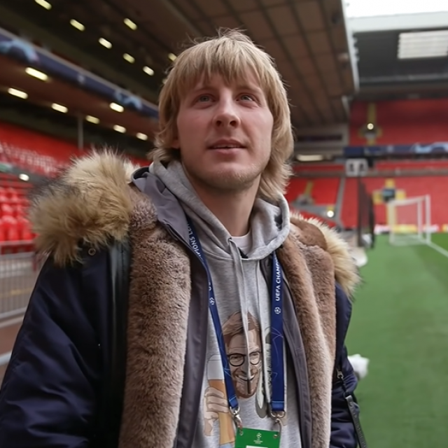 Paddy Pimblett na Anfieldu
