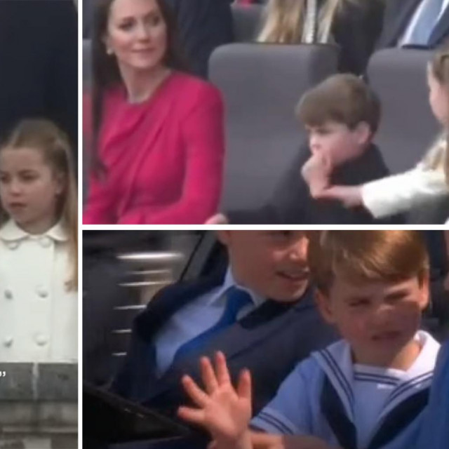 Princeza Charlotte, princ Louis i princ George