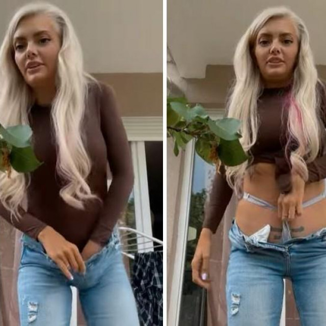 Ella Dvornik pokazala trik s gaćicama