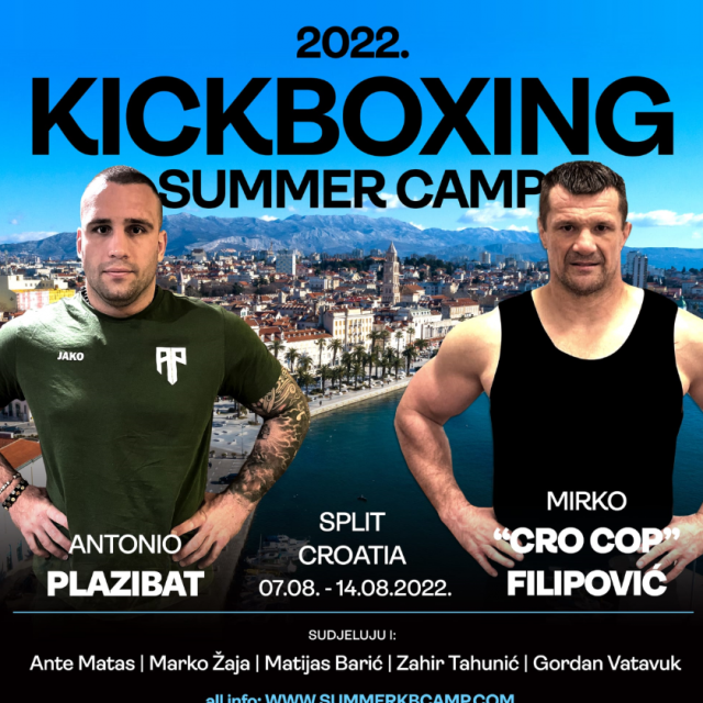 Službeni plakat Summer Kickboxing Campa