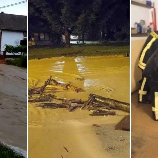 Kišna bujica u požeškom kraju