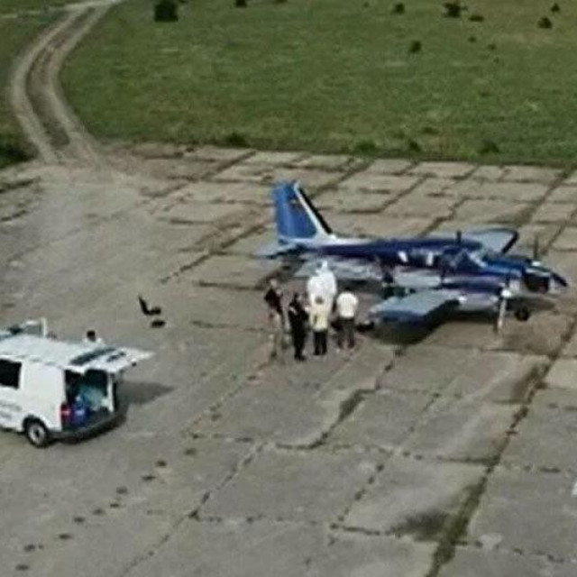 Prizemljeni zrakoplov u Bugarskoj