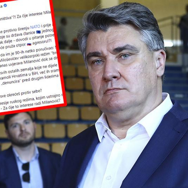Zoran Milanović i rekacija HDZ-a