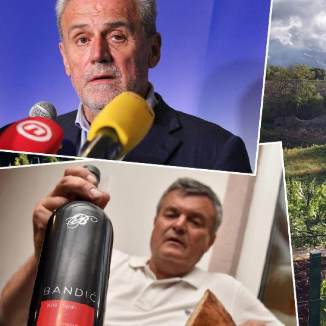 Milan Bandić, Dinko Tomić, rođak i kum pokojnog Bandića te Bandićev vinograd