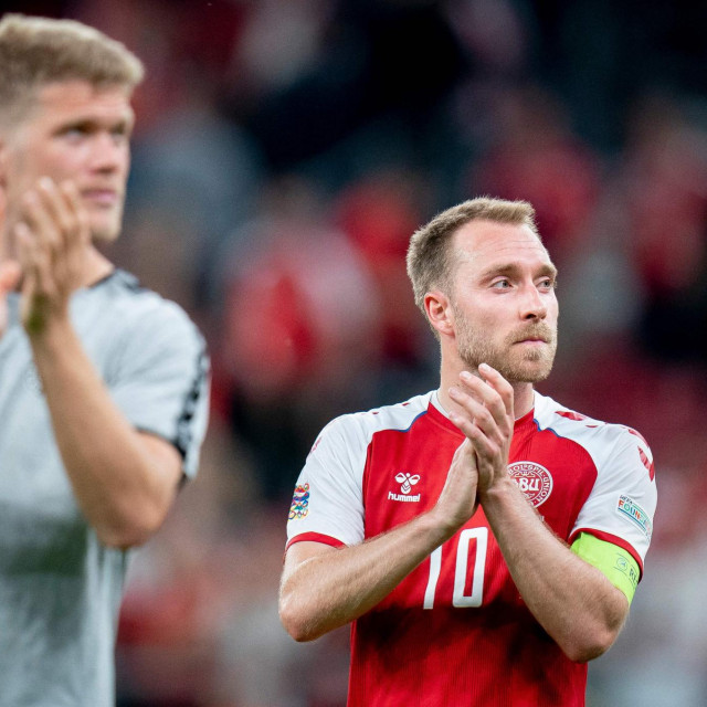 Andreas Cornelius i Christian Eriksen