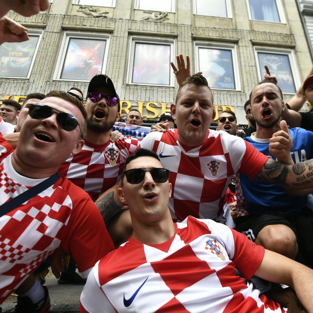 Hrvatski navijači u Kopenhagenu