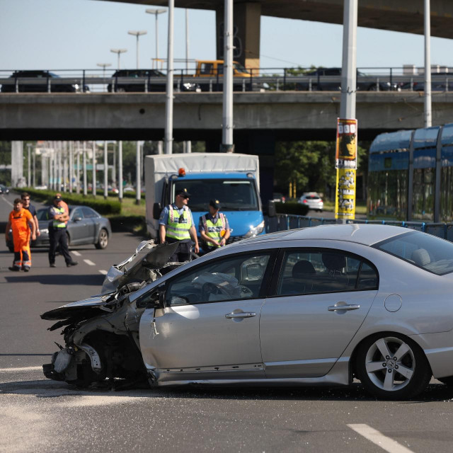 Prometna nesreća na Držićevoj aveniji