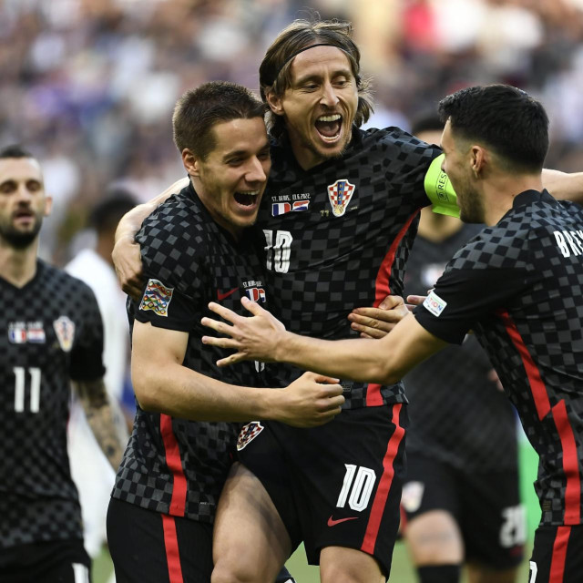 Slavlje hrvatskih reprezentativaca