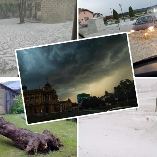 Nevrijeme u Zagorju i Zagrebu