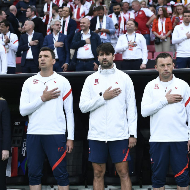 Mario Mandžukić, Vedran Čorluka, Ivica Olić, Zlatko Dalić