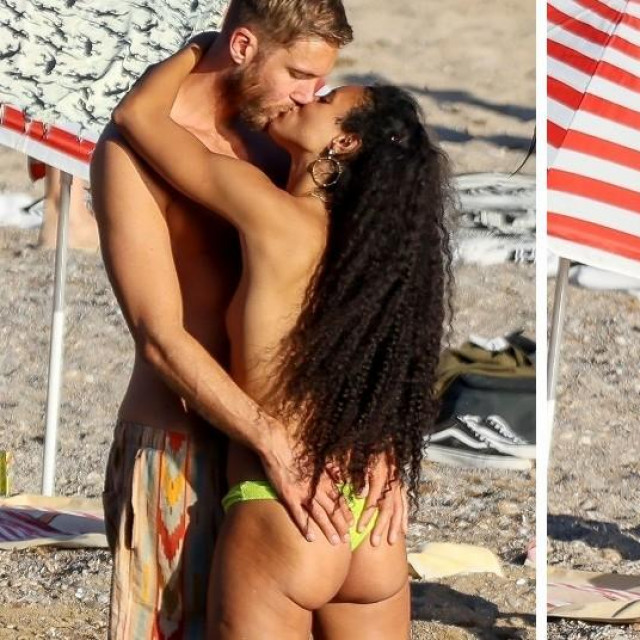 Vick Hope i Calvin Harris