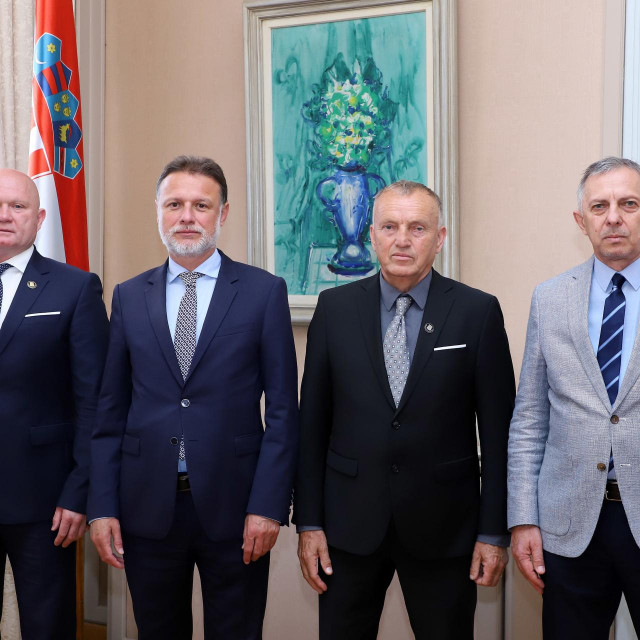 Gordan Jandroković, Marinko Krešić, Mladen Kruljac i Frane Tomičić