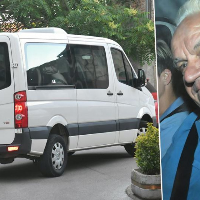 Kombi u kojem Dumbović doveden da ispitivanje u prostorije Uskoka i Darinko Dumbović