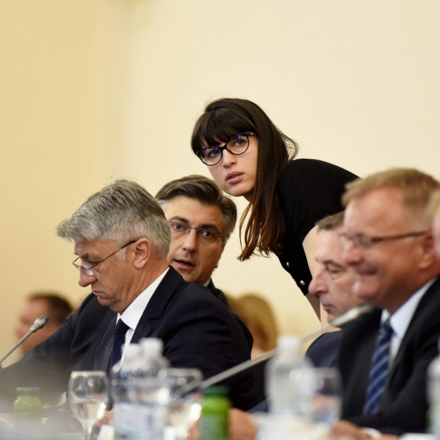 Andrej Plenković i Tena Mišetić